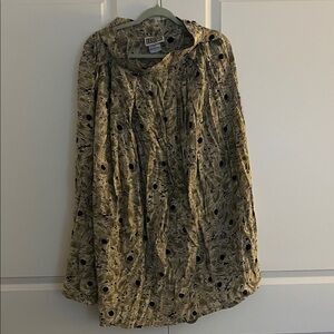 Versace Women's Midi Skirt - Black and Tan